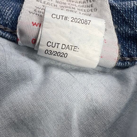 Torrid Crop Skinny Vintage Stretch Mid Rise Jeans Cruise Control Wash Size 18 - Picture 9 of 14